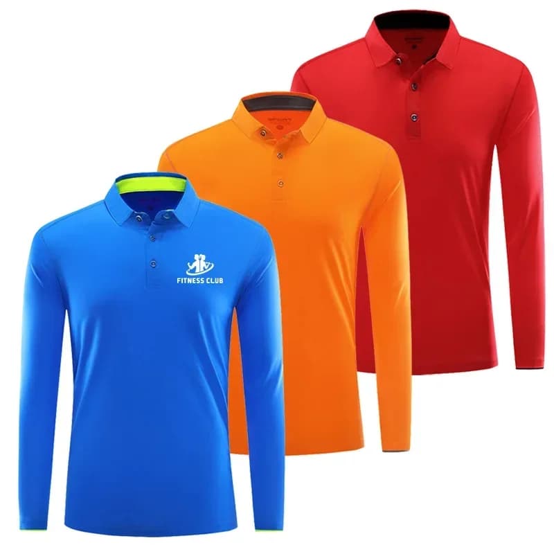 Men's Running Sport Shirts Top Long Sleeve T-shirts Strong Sizes Dry fit Breathable workout clothing Gym sportswear Fitness sweatshirts