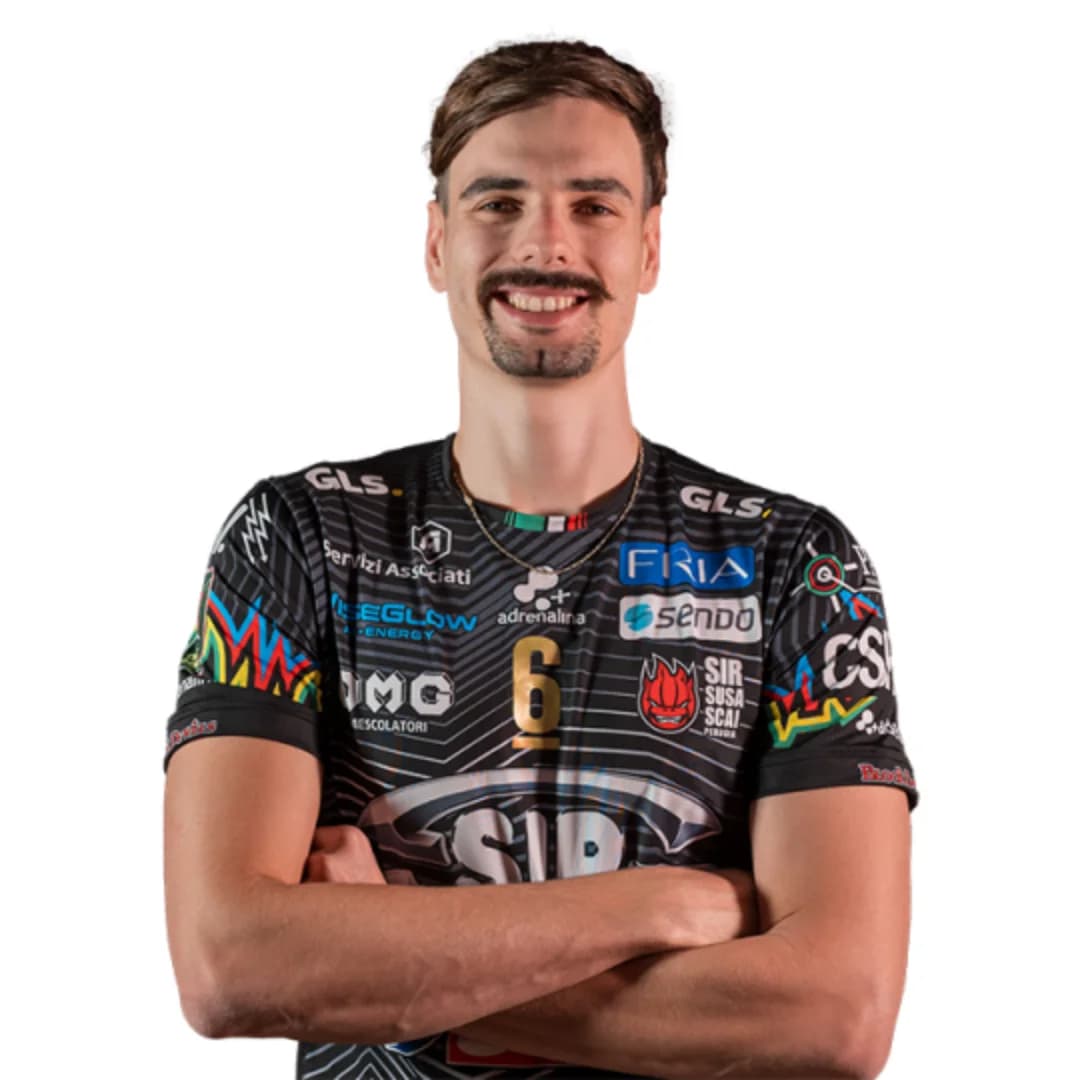 Sir Susa Scai Perugia 2025/26 Men's Volleyball Knit for Men, T-Shirt Sports Sleeves Court, Uniforms of Rapid Drying Squad
