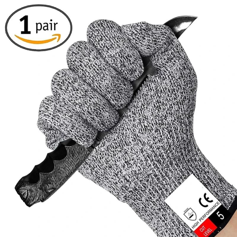 HPPE level 5 anti-cutting grey anti-cutting level work garden butcher gardening paramani kitchen tool