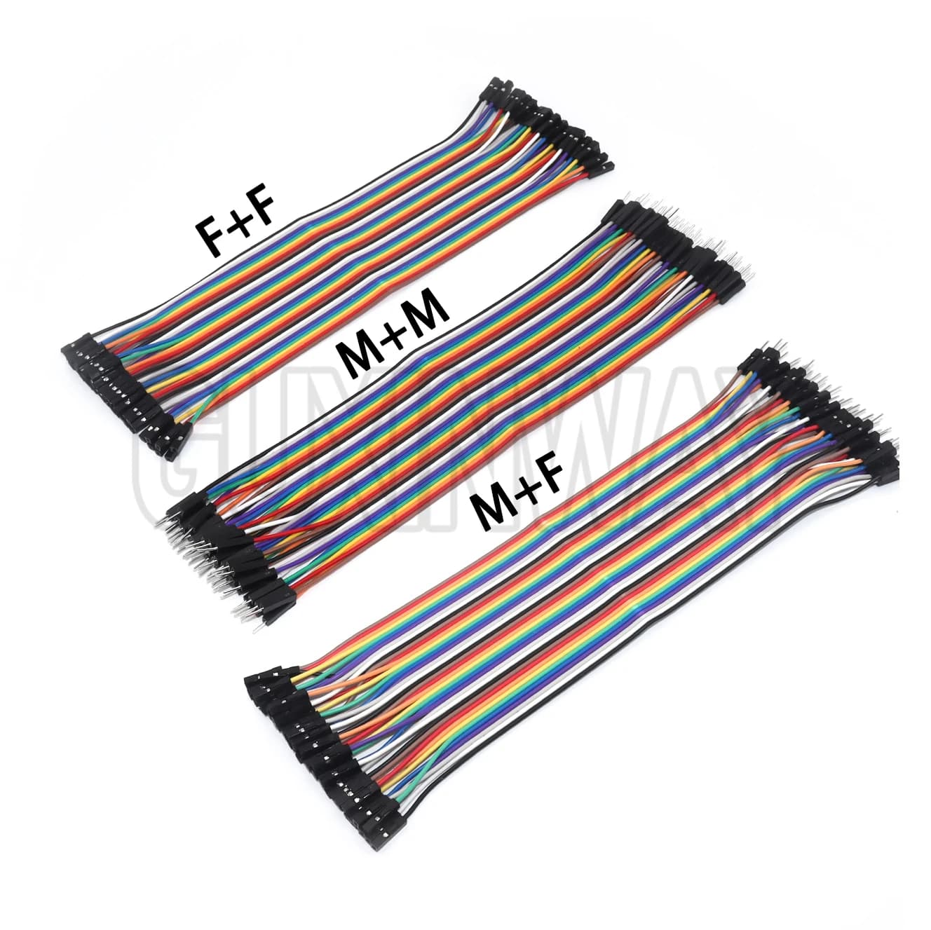 40/120 pz 40PIN 20 CM Dupont Male Line A Male + Female And Female Jumper Dupont Wire Cable For Arduino KIT FAI FROM TE
