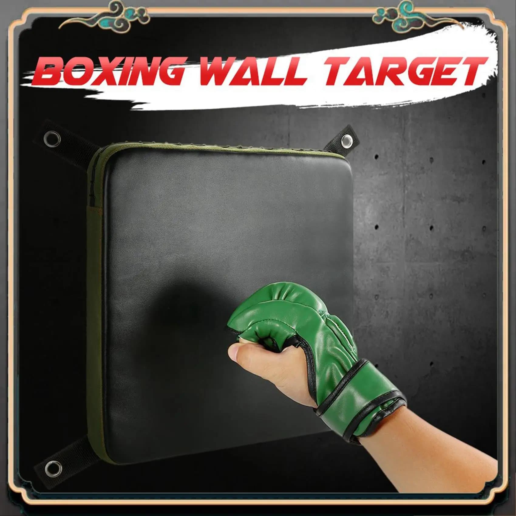 Sacco da boxe in schiuma quadrata Premium 2X Focus Target Sacco da boxe da parete Tappetino da combattimento da parete solido