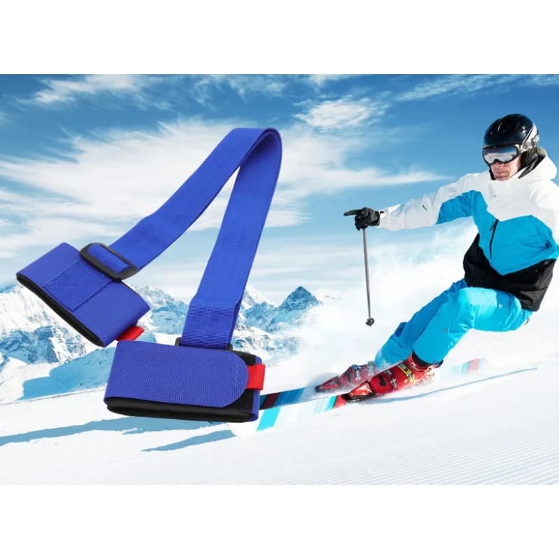 1PC 120 centimetri Cinghie da trasporto per sci Snowy Velcro Eva Doppia fissaggio Slitta Schiena sulla spalla Skateboard Tracolla Sport all'aria aperta