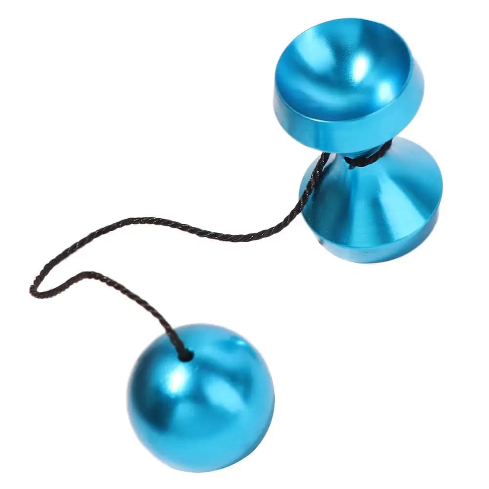 Palla Antistress in Alluminio, Gadget Sensoriale in Metallo, Spinner Manuale per Coordinazione Occhio-Mano