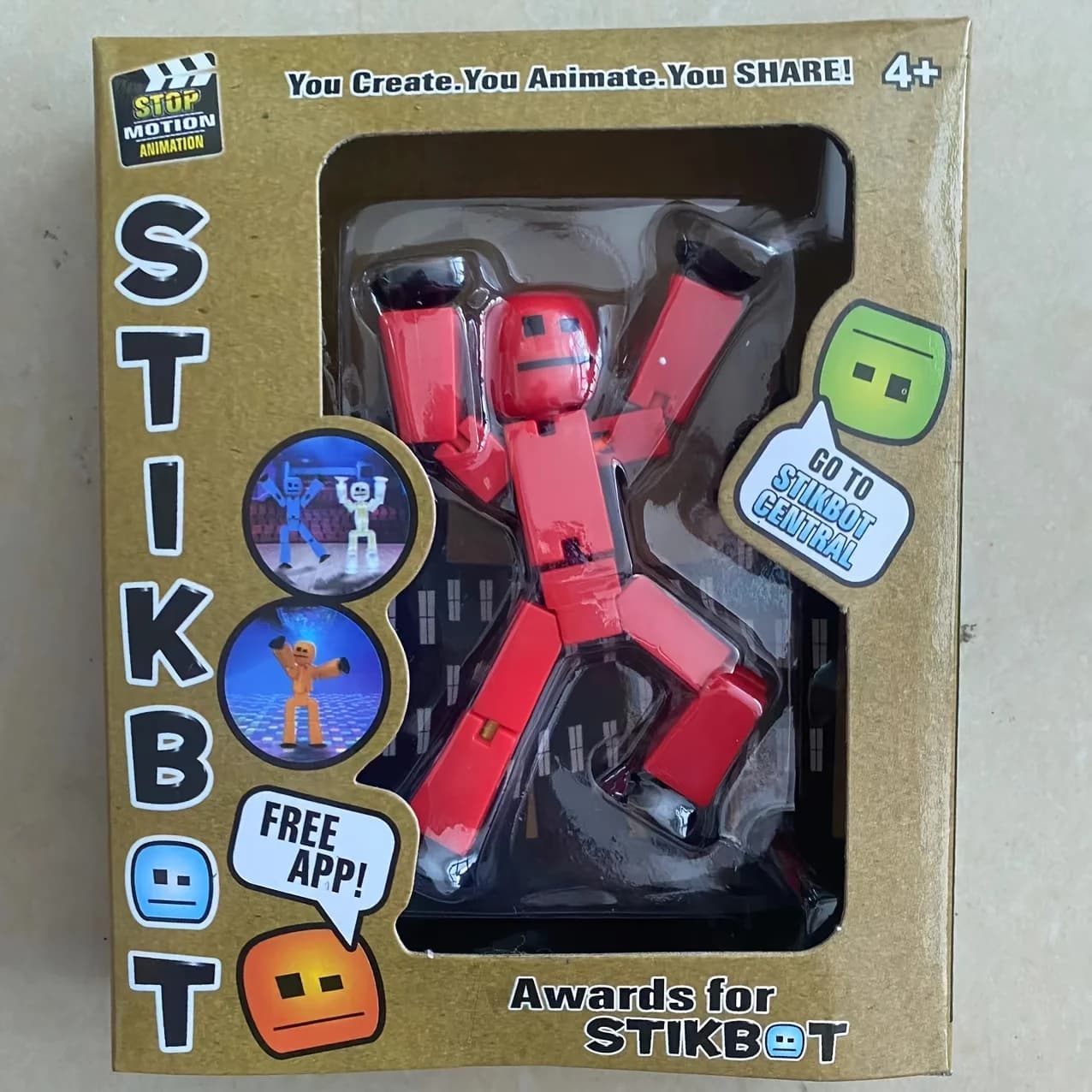 Divertente Giocattolo Antistress con Ventosa a Forma di Omino, Regalo Creativo per Bambini e Adulti