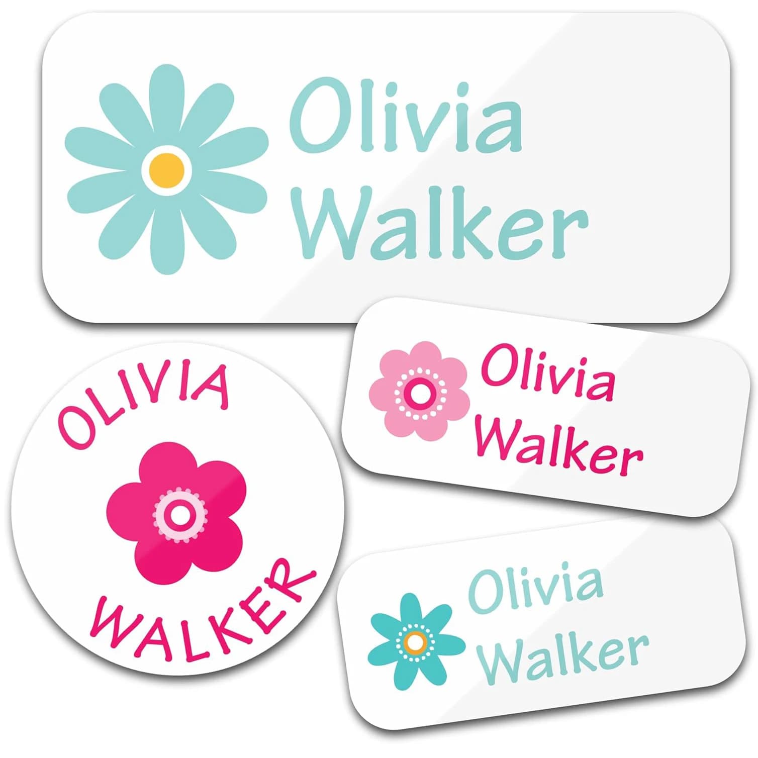 140PCS 2Sheets Custom Name Labels Stickers Waterproof Personalized ID Tags for Clothes, School Supplies, Lunch Boxes, Bottles