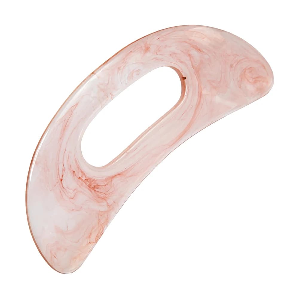 Strumento per massaggio Gua Sha con manico Massaggiatore in resina Raschiante per modellare il corpo Muscolo Collo Schiena Viso Gua Sha Strumento per massaggio Corpo