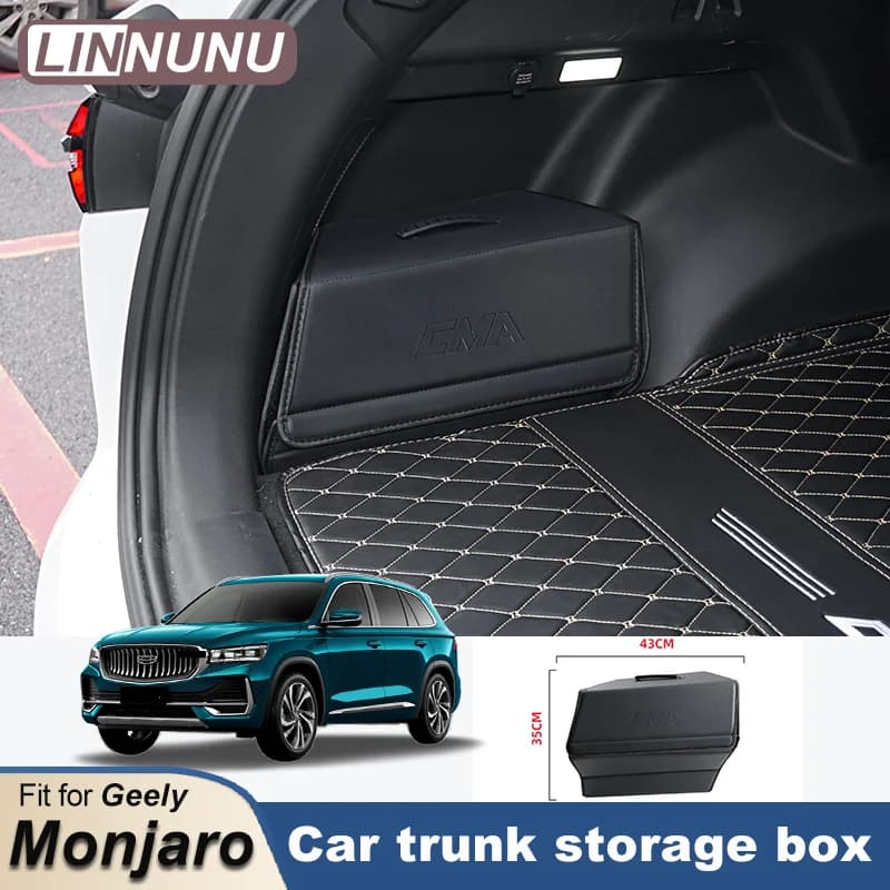 LINNUNU Per Geely KX11 Monjaro 2021-2025 Bagagliaio di Un'auto Scatola di Immagazzinaggio Multifunzionale Manjaro Pieghevole Accessori Interni Xingyue L