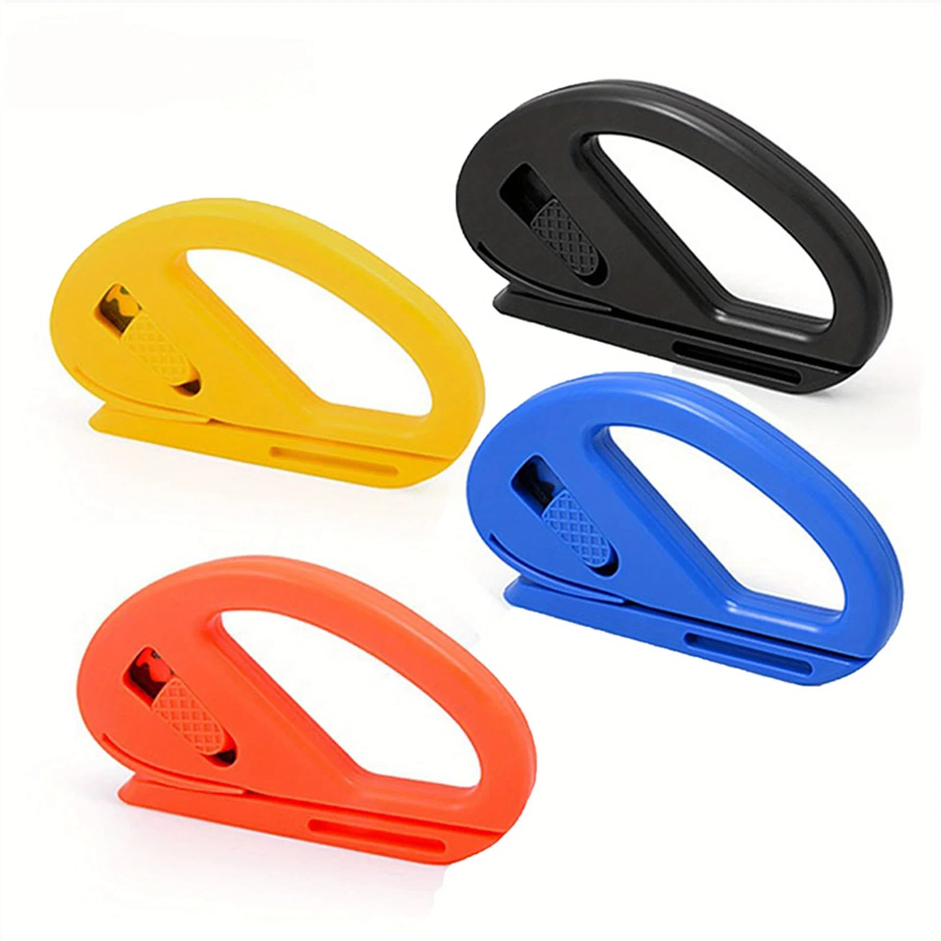 10x5.7cm Portable Vinyl Film Cutter Safety Wallpaper Backing Slitting Tool Package Box Opener Bubble Wrap Slitter Single/Set