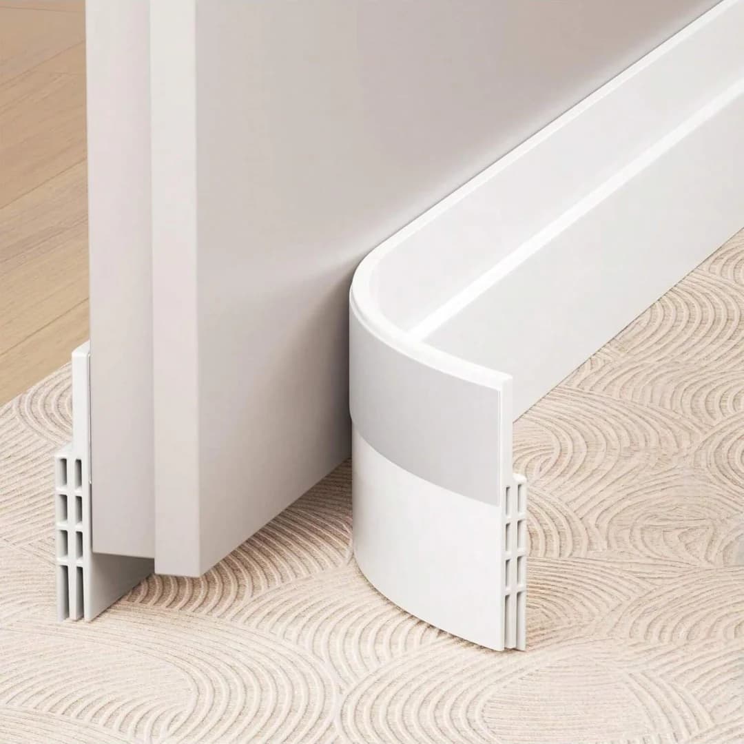 1PC 1m/39.37 pollici Striscia di Tenuta Inferiore Della Porta Sotto La Porta Guarnizione Strisce di Tenuta Tiro Fermacorda e ganci Guarnizione Della Porta Anti-freddo Gap Blocker Win