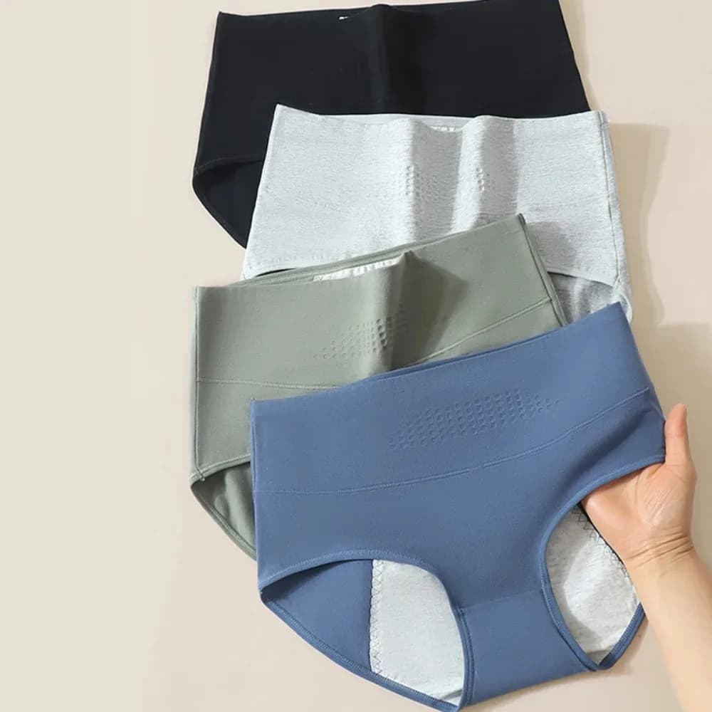 High waist menstrual women's shorts Extended period pants Loss-proof physiological underwear Cotton Plus Sizes L-4XL Female briefs