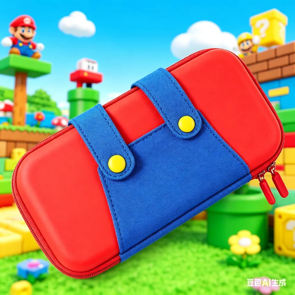 Custodia da Viaggio Rigida Stile Retrò per Nintendo Switch 2, Contiene 10 Cartucce in Modo Sicuro in Fasce Elastiche