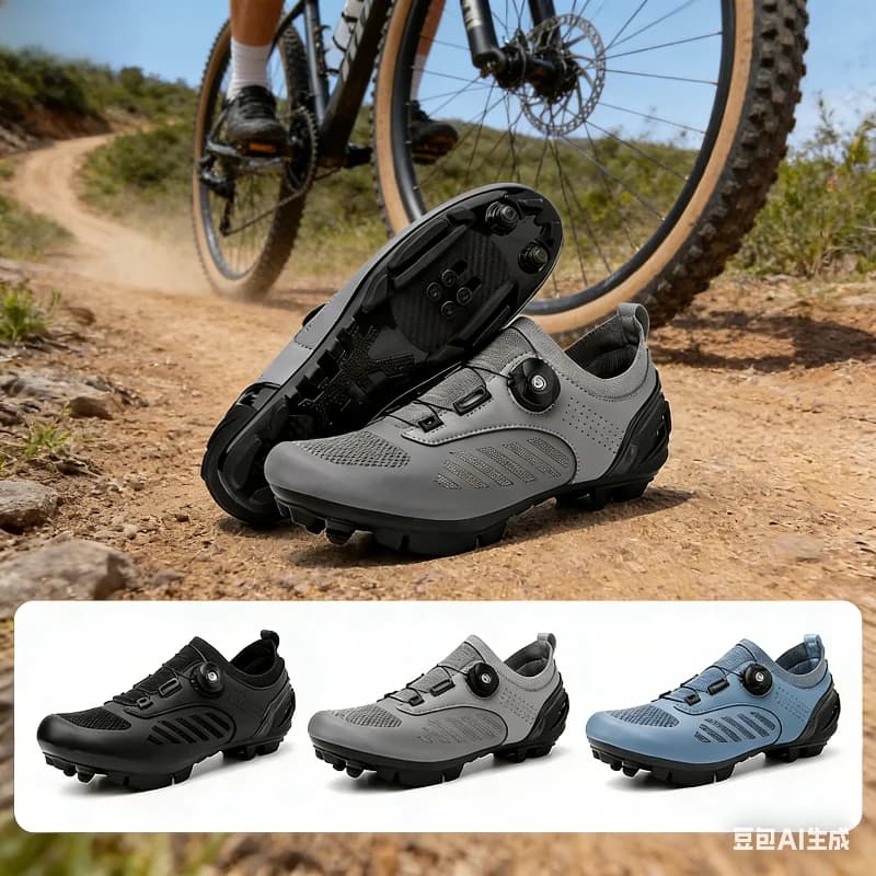 Scarpe da Ciclismo MTB per Uomo e Donna, Sneakers da Montagna, Calzature per Bici da Cross, Scarpe da Corsa con Tacchette per Bicicletta