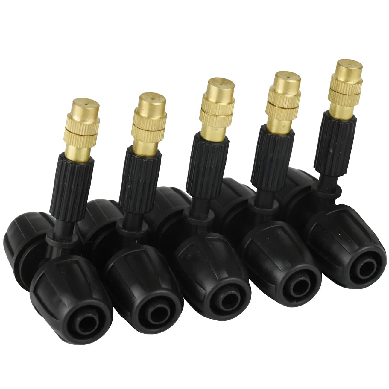 5 pcs atomizer brass sprayer for 8/11mm 3/8" tube Automatic garden irrigation system Powder reduction spray Atomizer Patio