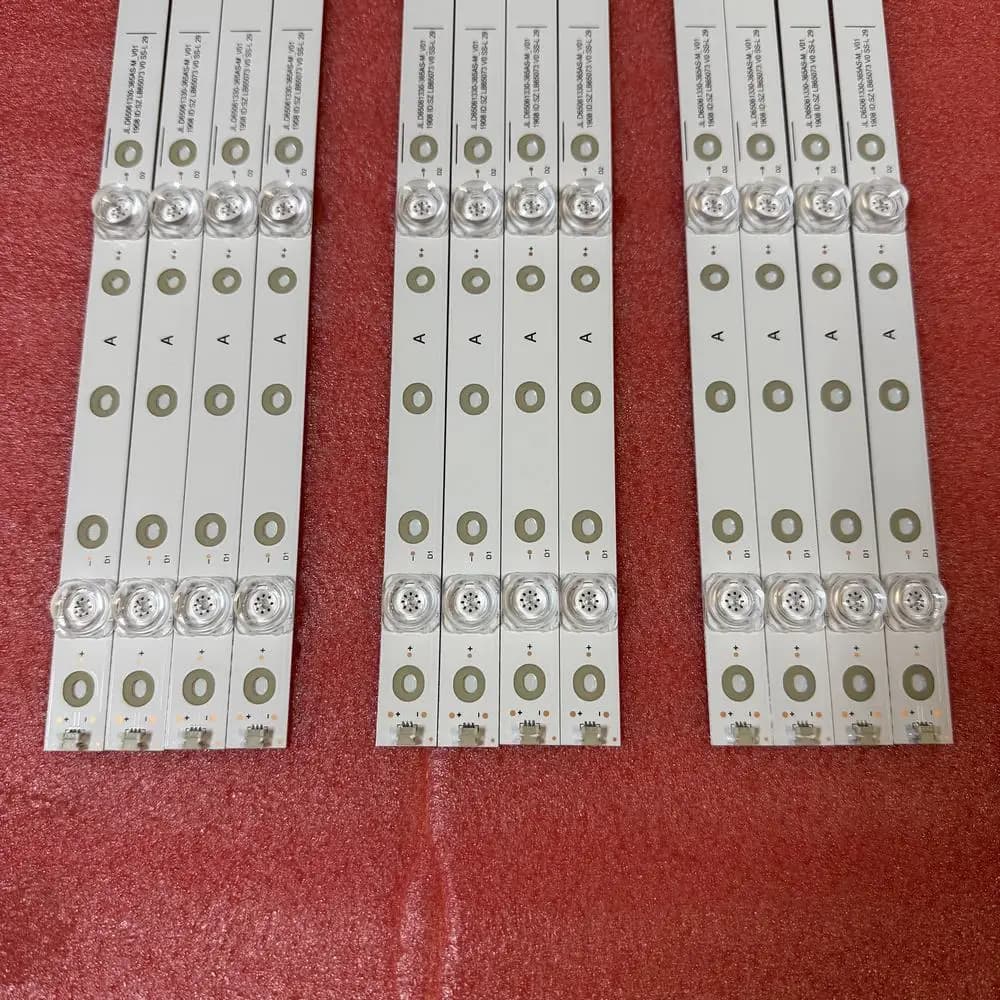 LED Strip(12) For Hisense H65A6140 LB65073 V0 H65AE600 H65A6100 H65AE6100 H65A6100IL HD650S1U51 LC-65Q6020U JL.D65061330-365AS-M