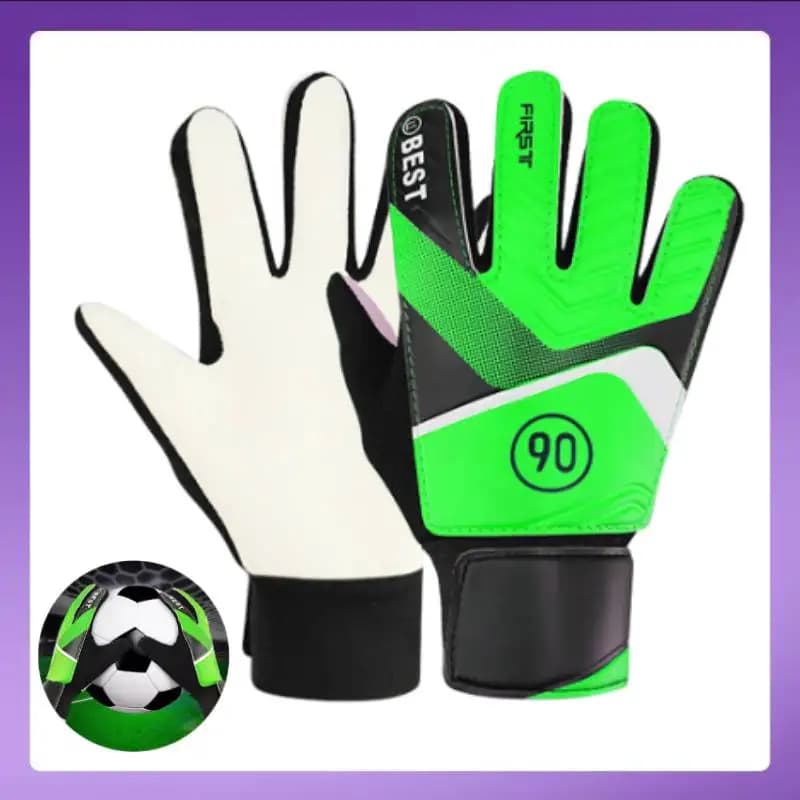 Guanti da portiere in lattice, guanti da portiere da calcio, protezione per adulti, guanti da calcio antiscivolo, guanti da portiere da calcio per bambini e ragazzi