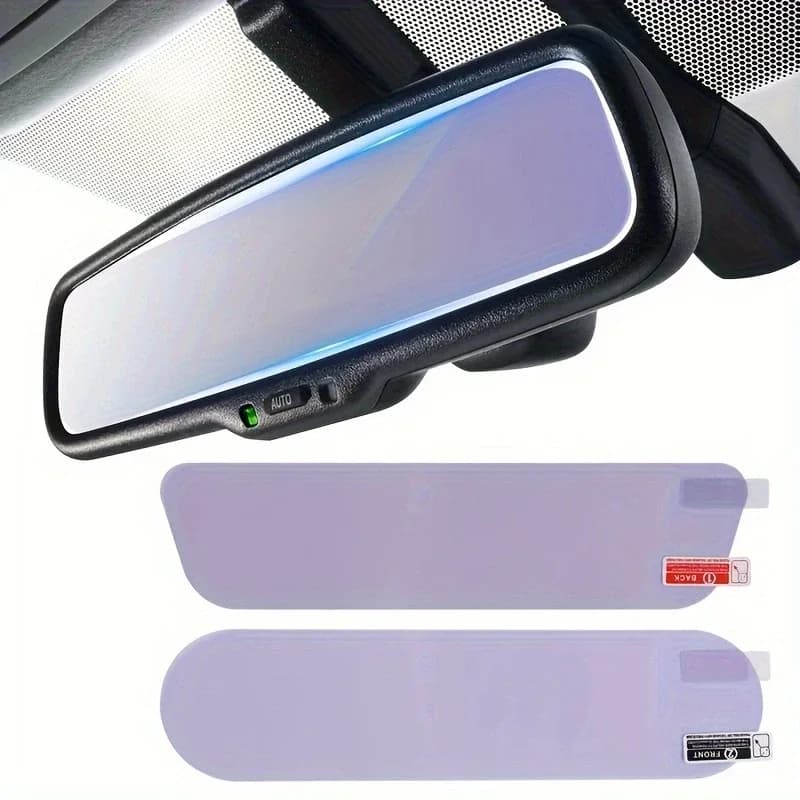 Anti-glare Car Interior Mirror Film Rearview Mirror Anti Fog Film Auto Night Reversing Glare Protection Sticker Accessories