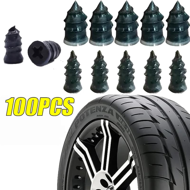 Spike per toppe per pneumatici Spike per auto elettriche per veicoli elettrici Spike per toppe per pneumatici per auto per moto Borchie in gomma Strumento di riparazione Chiodi metallici