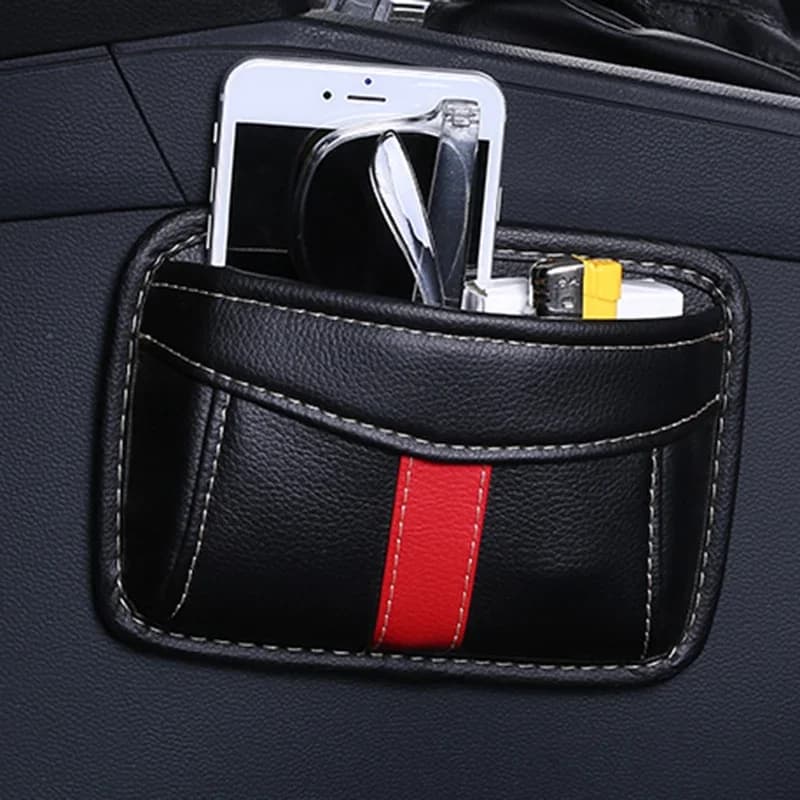 Nuova borsa per riporre il riordino in pelle per auto, borsa in tessuto Oxford, organizer per interni auto, telefoni, monete, chiavi, accessori da viaggio