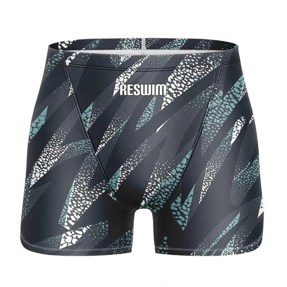 Costume da bagno da uomo stampato 2026, pantaloncini da nuoto sportivi divertenti, ad asciugatura rapida, per allenamento ed endurance estiva