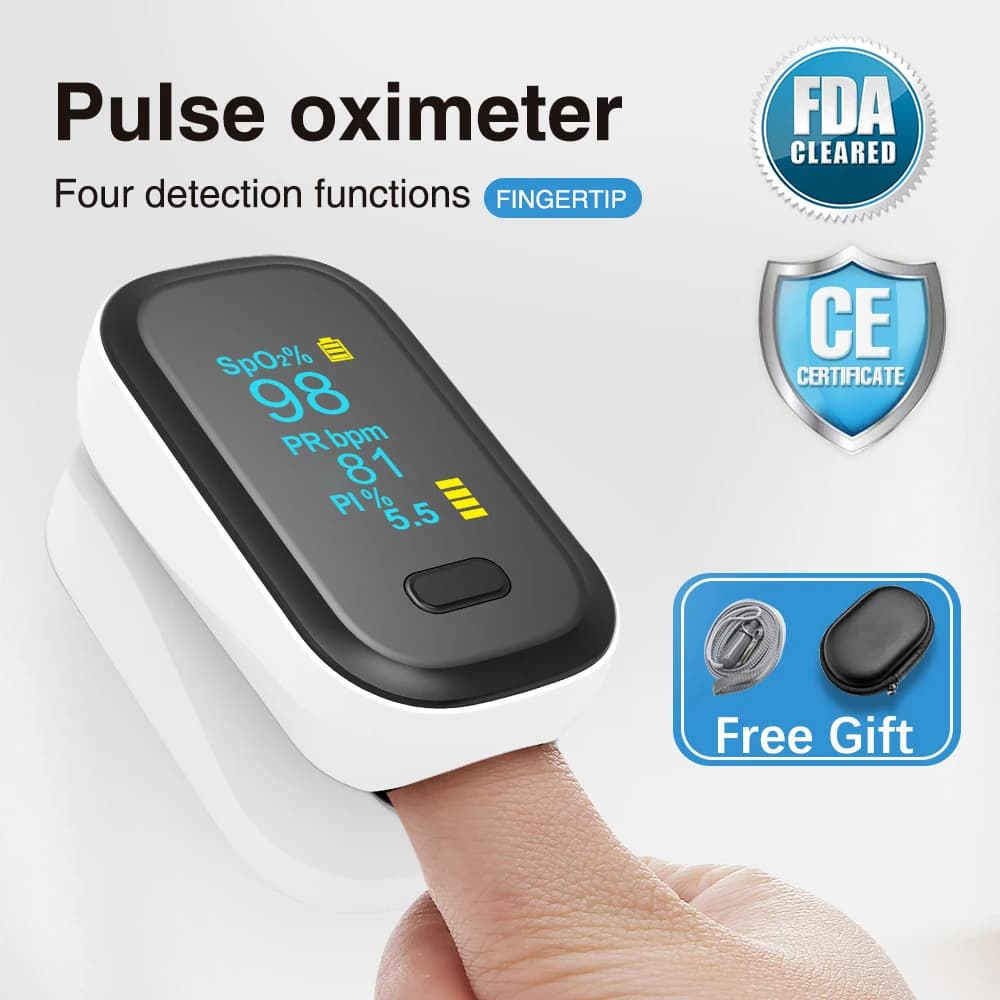 BOXYM Medical Portable finger pulse oxygen in blood heart rate saturation meter OLED Oximeter dede Saturometro Monitor