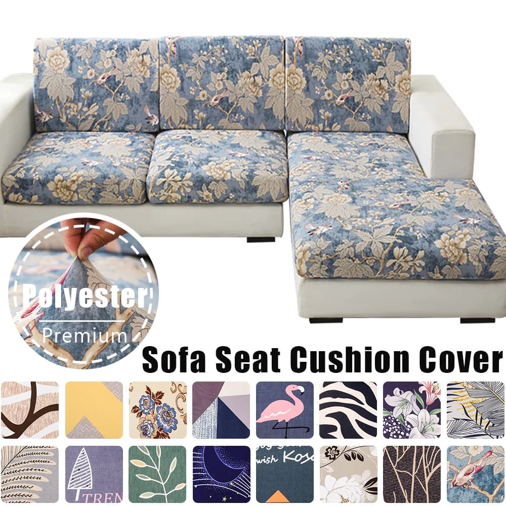 Seat cushions for colorful elastic sofas printed Lining for non-slip sofa for living room Wedding Home Wall Decorator