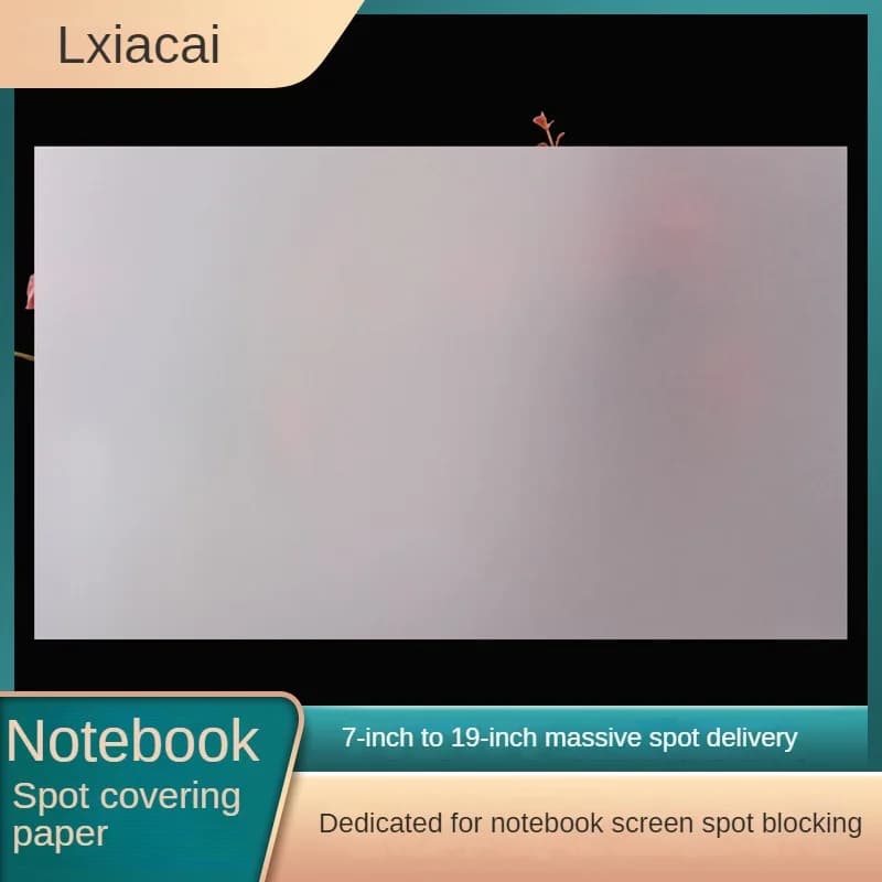 Materiale di retroilluminazione per Display oscurante LCD per Laptop, Spot di carta per mascheratura con pellicola per rimuovere lo schermo degli accessori per Notebook 10 pezzi