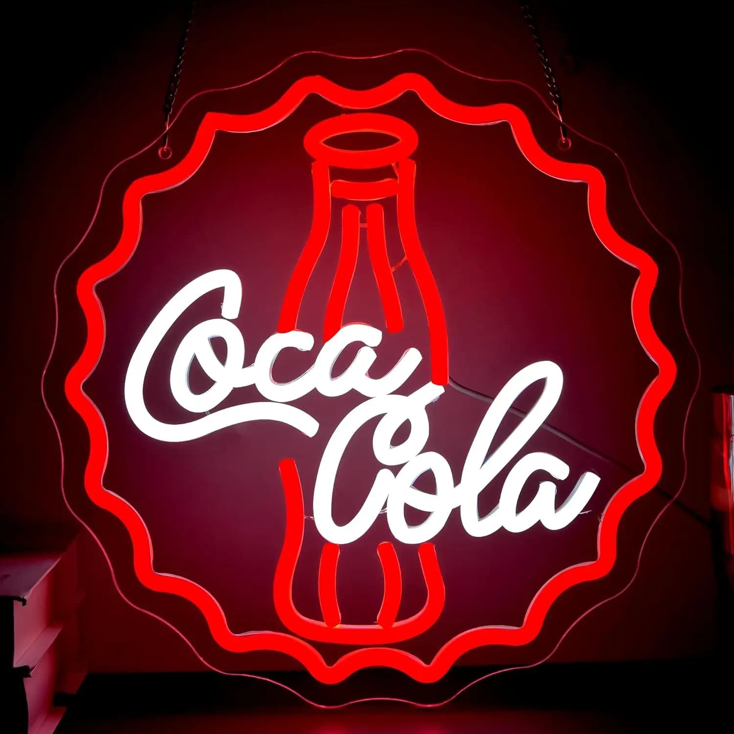 Insegna Luminosa al Neon Cola, Luce LED USB per Decorazione di Bar, Ristoranti, Club, Feste, Camere da Letto, Regalo Personalizzato