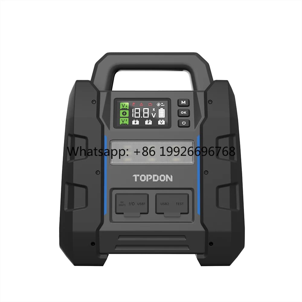 Avviatore di Emergenza per Auto V4500 Plus 2 in 1 Bidirezionale PD100W con Test Batteria e Power Bank a Super Condensatore