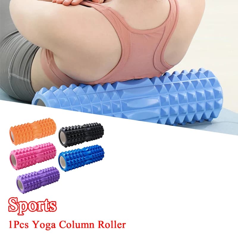 1 Piece Colorful Roller for Yoga, Fitness Equipment, EVA Foam Roller, Pilates Yoga Block, Gym Roller