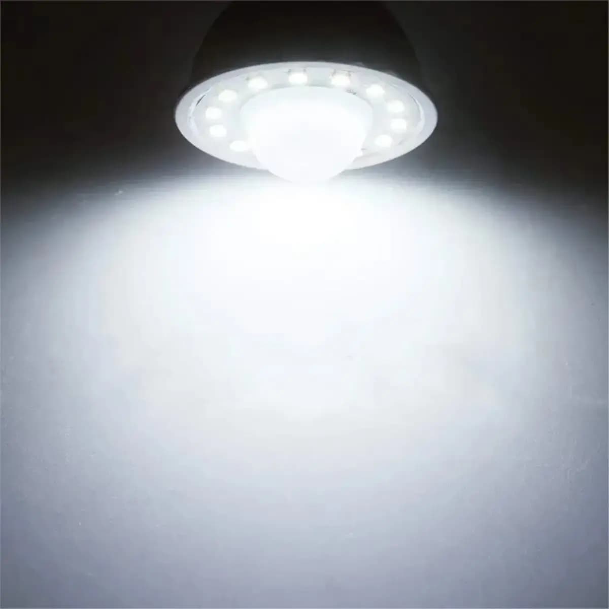(ABKM) Lampadine LED GU10 con Sensore di Movimento e Luce Notturna, 5W, Equivalente a 50W, 500lm, Luce Diurna, per Scale, Garage, Corridoi, Passaggi, 6000K