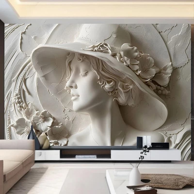 3D Modern Custom Wall Parade Card With Stereoscopic Relief, Artistic Living Room Decoration, Bedroom & Lunch Room