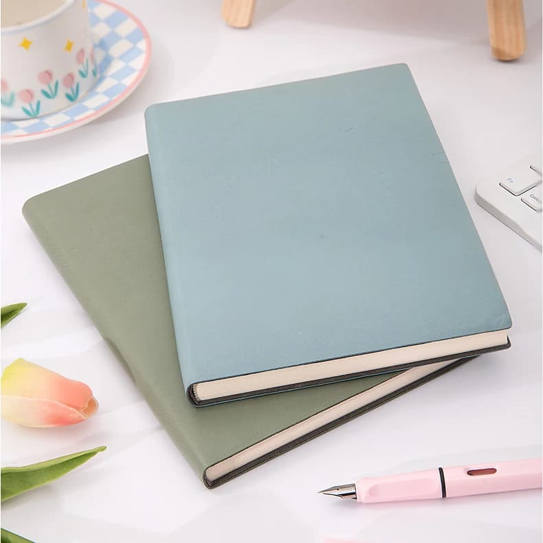 A5A6/B5 Morbido Cuoio Dell'unità di elaborazione 96/100 Fogli Notebook Ufficiale Ufficio Affari Lavoro Riunione Blocco Note Diario Planner Scuola di Cancelleria