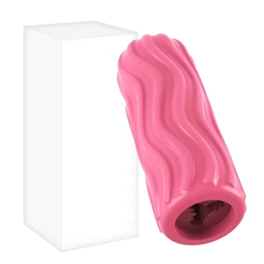 Tazza di masturbazione maschile portatile per uomini Giocattoli morbidi e sicuri Orgasmo Masturbatore maschile Giocattolo del sesso Vagina realistica Articoli per adulti