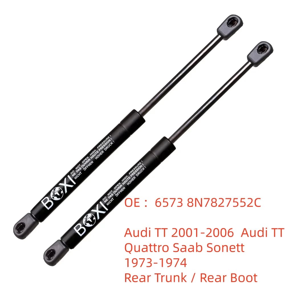 2PCS Trunk Lift Supports Struts 6573 8N7827552B 8N7827552C for Audi TT 2001 - 2006 Saab Sonett 1973 - 1974 Gas Springs