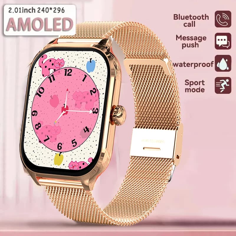 H9 Pro Max Nuovo Smart Watch Full Touch Screen Chiamata Bluetooth AI Voce Frequenza cardiaca Orologio impermeabile Bracciale sportivo Smartwatch da donna