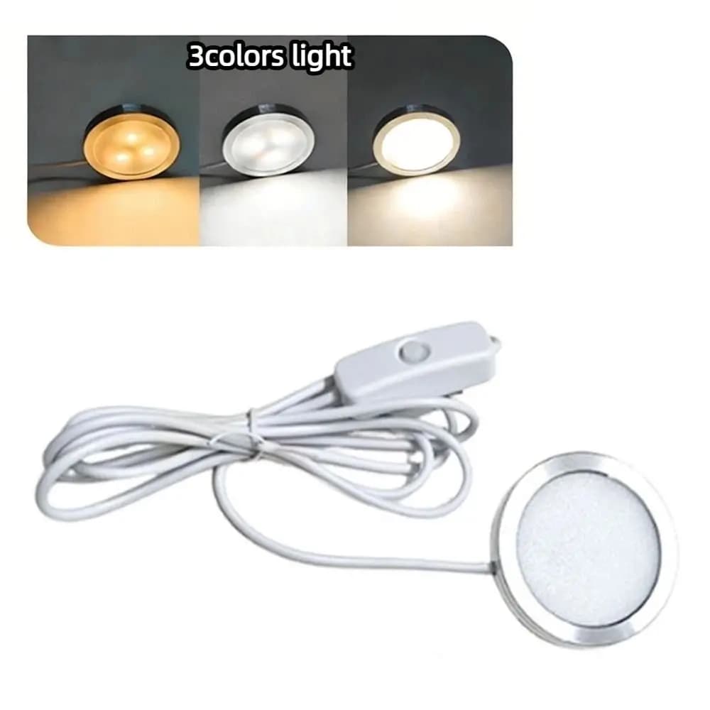 Lampada Circolare USB RGB Regolabile in Colore, Kit Lampada LED 3W 5V in Lega di Alluminio per Stampante 3D, Illuminazione Personalizzabile