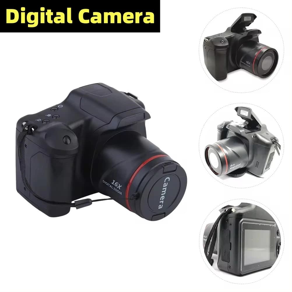 Fotocamera digitale portatile 16X Zoom videocamera fotografia teleobiettivo fotocamera per studenti principianti fotografo professionale