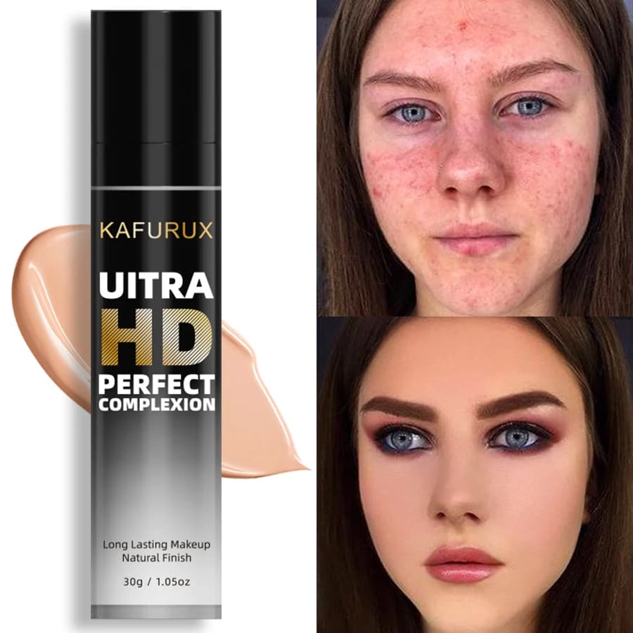Crema per fondotinta viso a 8 colori Correttore opaco con controllo dell'olio Liquido impermeabile Copertura completa Prodotti per il trucco professionale con base nuda