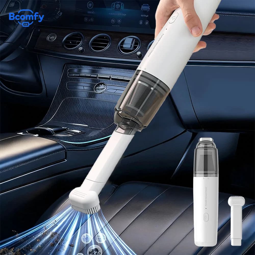 Aspirapolvere per Auto Senza Fili 13000PA, Ricaricabile USB, Mini Portatile, Potente Macchina per Pulizia, Aspirapolvere Portatile per Casa