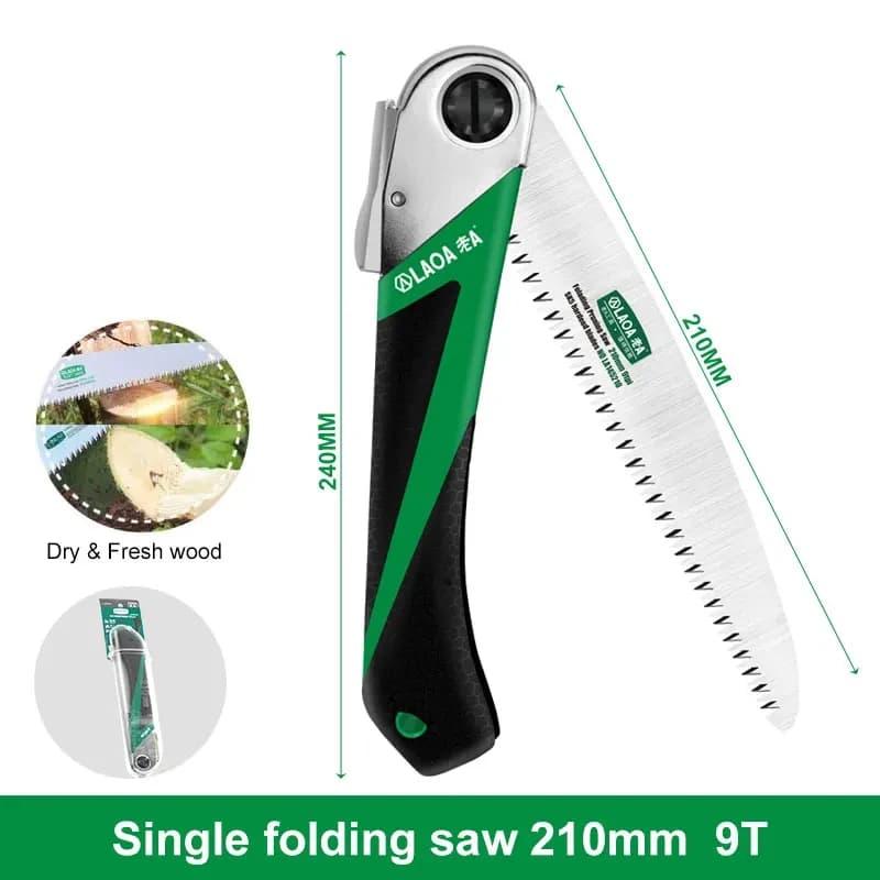LAOA Garden Saw Potator Cesoie Power SK5 Gardening Serra Camping Saws Foldable Sharp tooth Manual tool for woodworking DIY