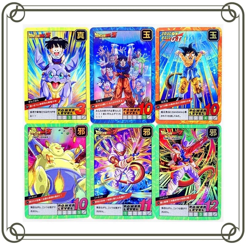 Anime DRAGON BALL Z GT Burst No.2 Super Saiyan Heroes Battle Card Ultra Instinct Goku Vegeta Gioco di carte da collezione 54 pz/set