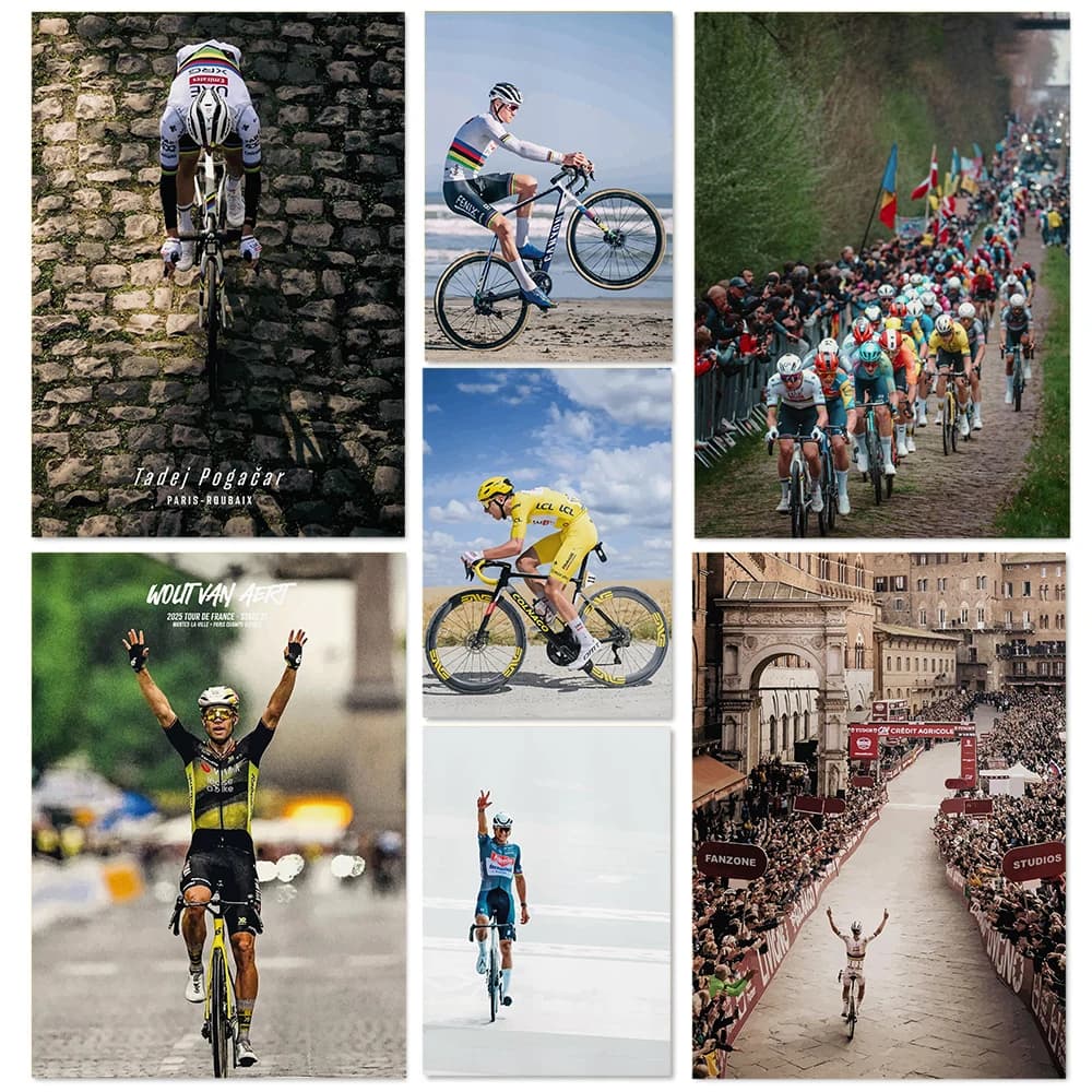 Free And Relaxing Outdoor Cycling Sports Art Posters Canvas Printing Lounges Sports Venues Home Furnishings Gym Wall Decorati