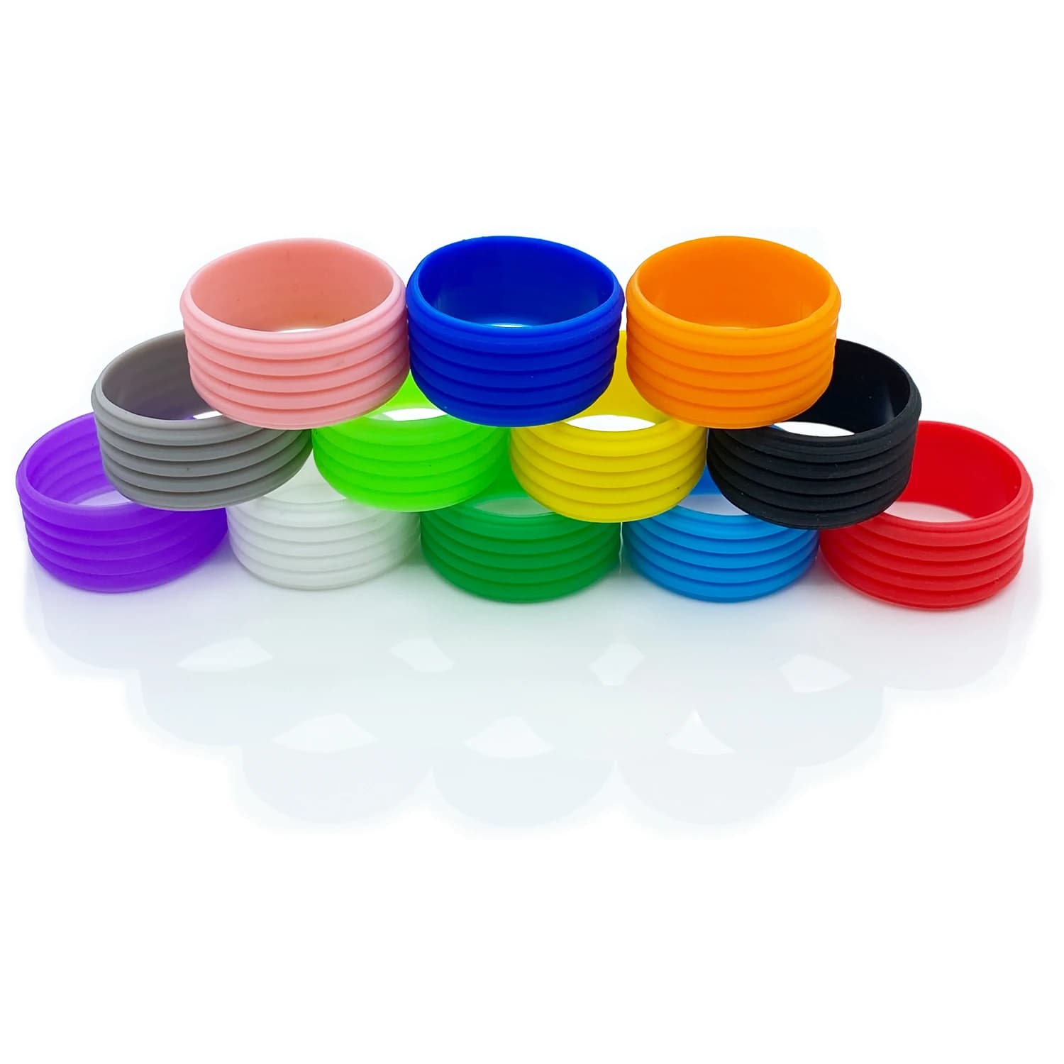 Sealed rubber ring for tennis racket 8 pieces, extendable handle, rubber ring, handle, sweat absorbent belt, silicone fixed ring