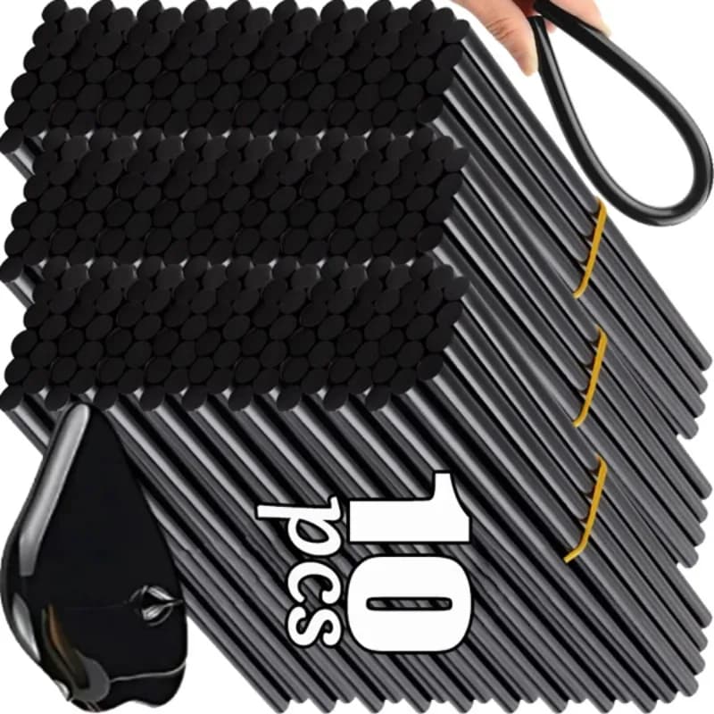 Colla a caldo per auto Pistola per colla adesiva a caldo nera in silicone per pistola a caldo 7mm /11mm per rubinetti da cucina Articoli per il bagno