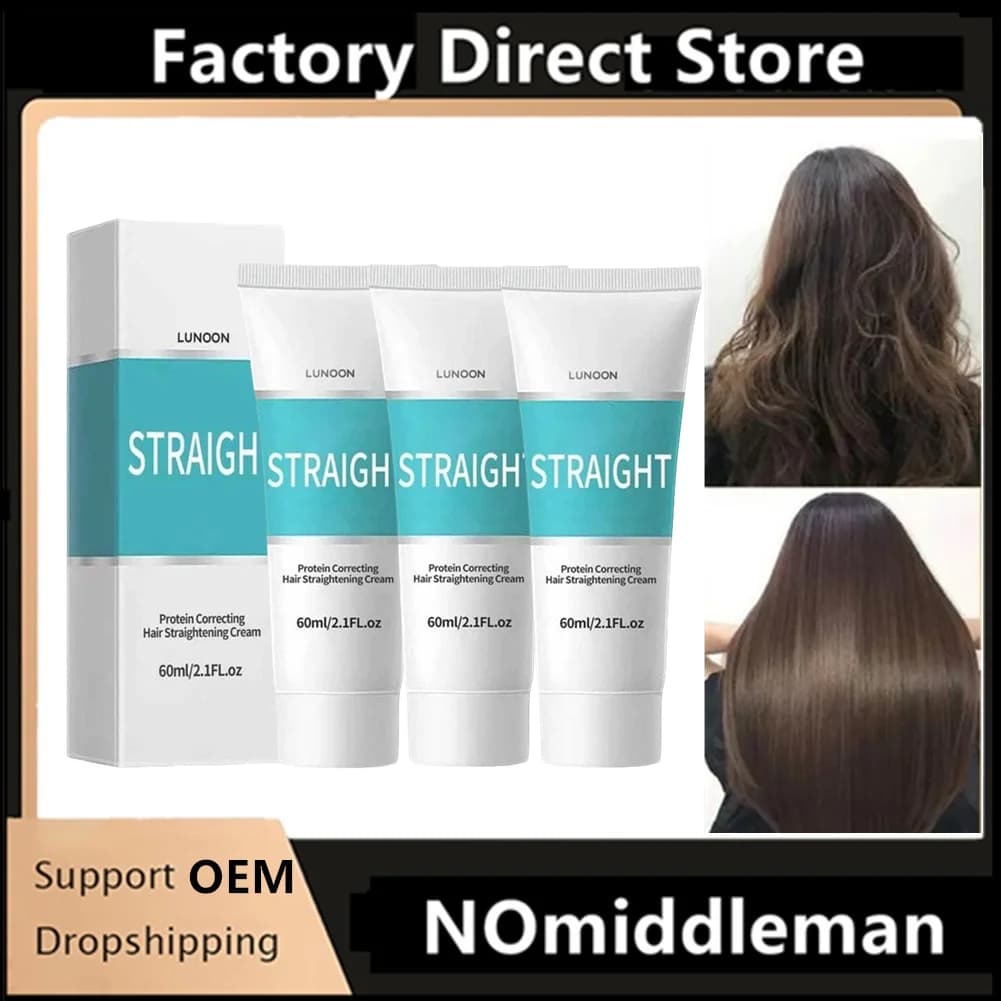 EELHOE 60ml Protein Hair Cream Smoothing Haircare Cream Anti-cream Anti-cream Reparatory Cream for damage to smooth and silky hair