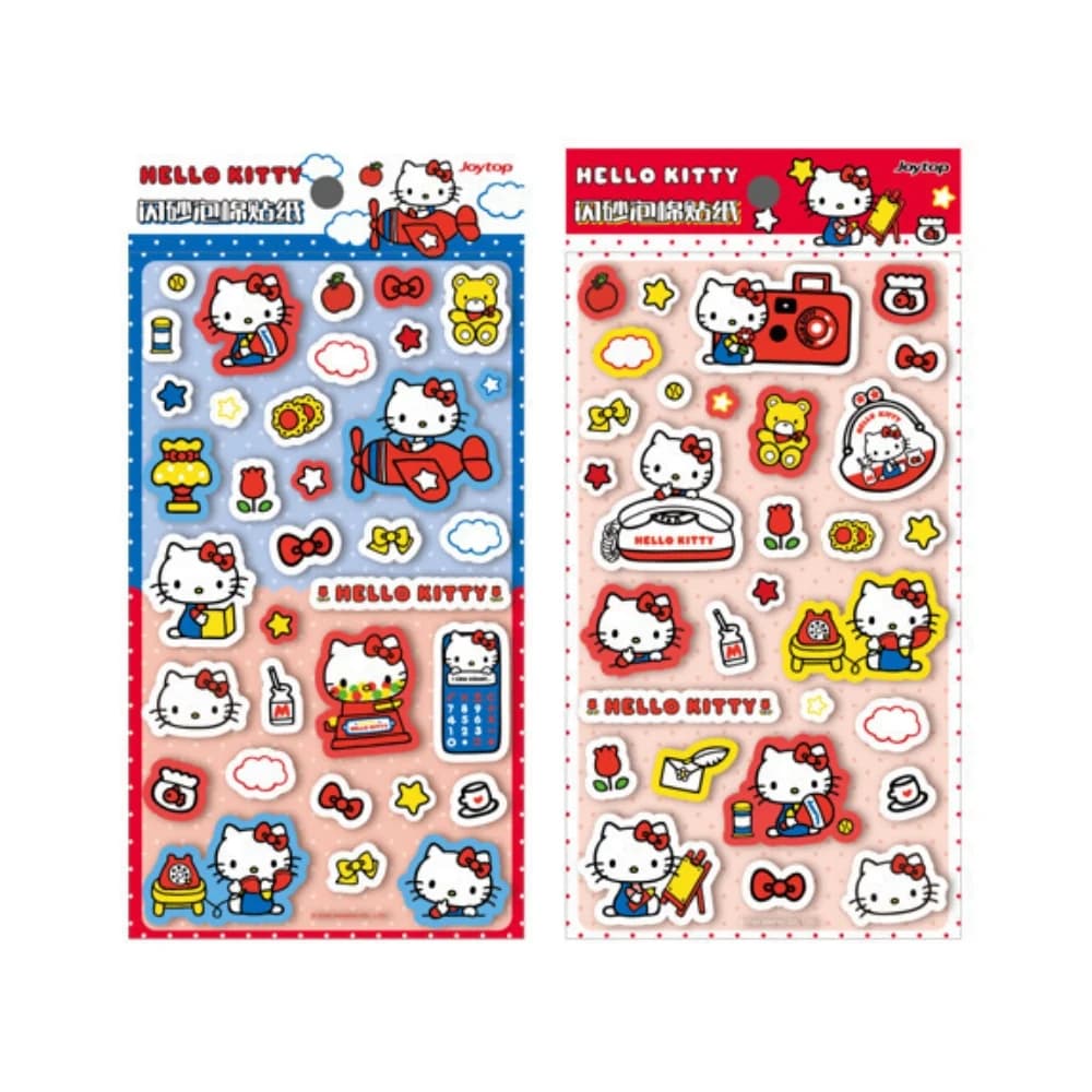 Genuino Sanrio Hello Kitty Libro di adesivi Forniture per diario Planner Scrapbooking Laptop Phone Deco Decalcomanie Ragazze Giocattoli Regali