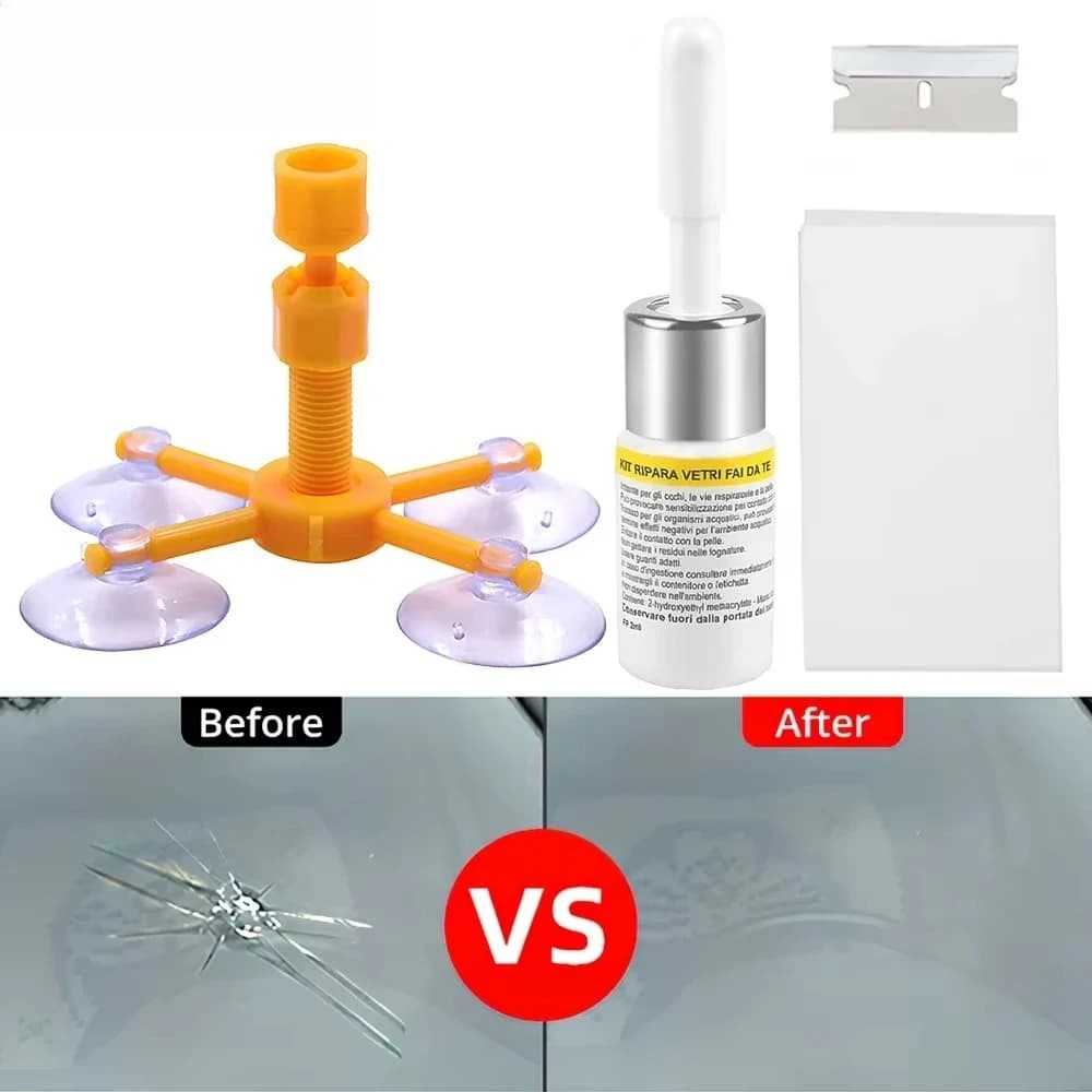 Scratche Quick Fix Car Styling Windshield Repair Kit Styling Glass Sealing Resin Screen Polishing Tool