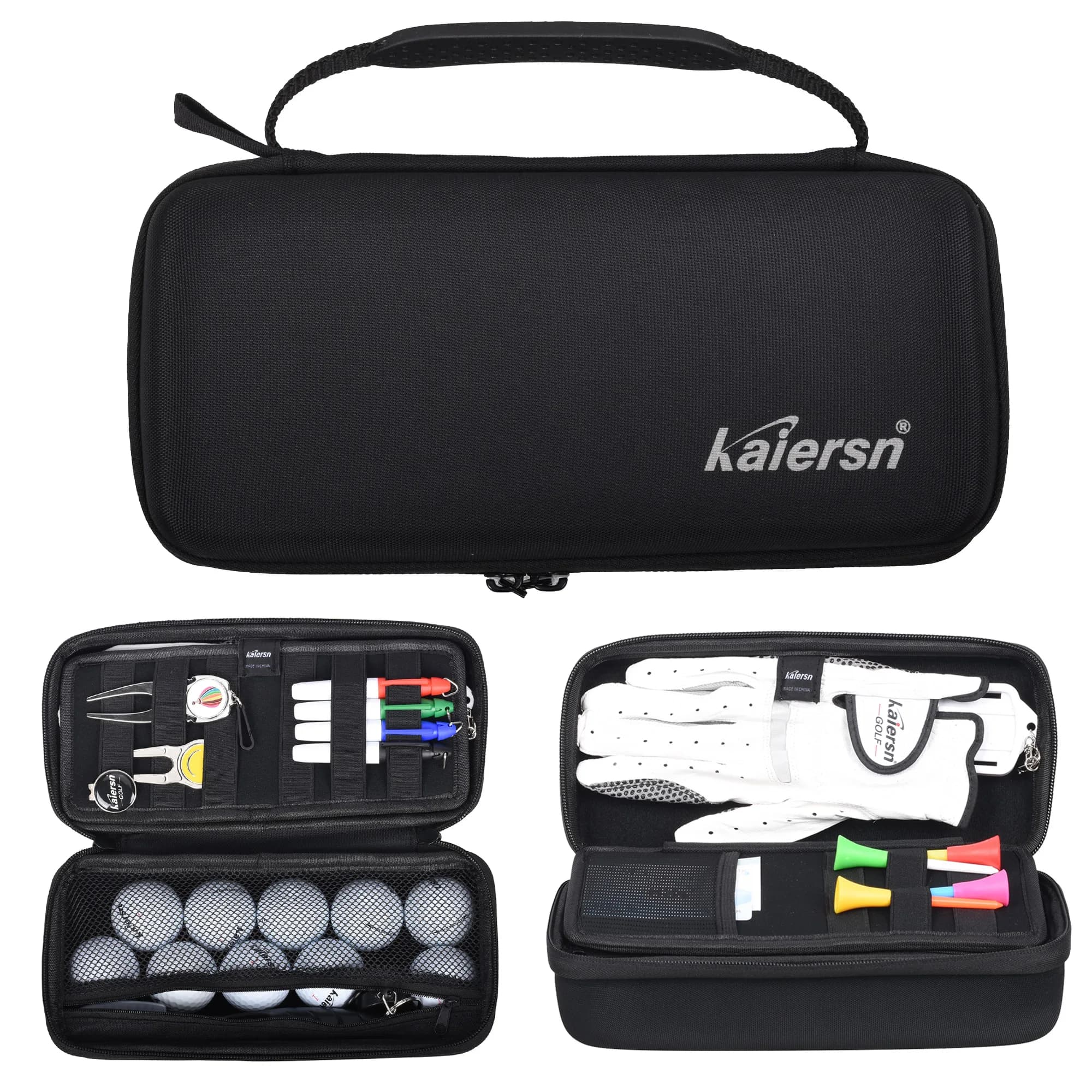 Scatola portaoggetti per palline da golf Porta guanti Accessorio da golf Custodia protettiva T-shirt da golf Divot Custodia per oggetti di valore con gancio