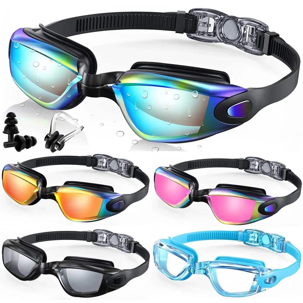 Swimwear Professional swimwear waterproof anti-fog protection 100% UV protection without losses suitable for adults m