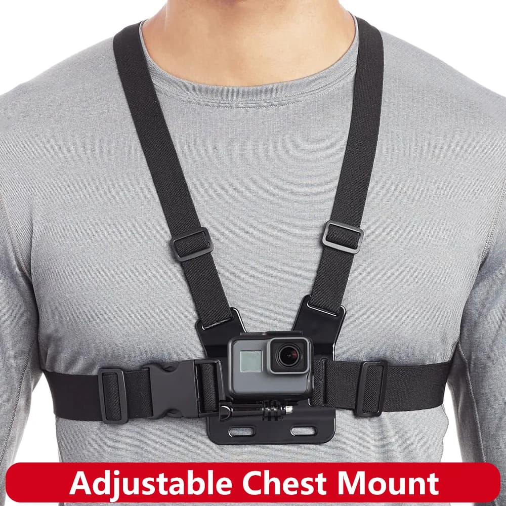 Body support Chesty for GoPro Hero 13 12 11 10 9 8 7 SJCAM SJ4000 AKASO insta360 DJI Osmo Action Camera